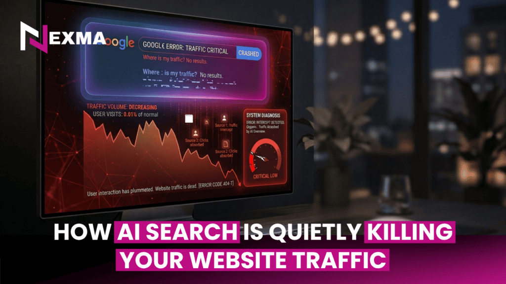 AI search website traffic