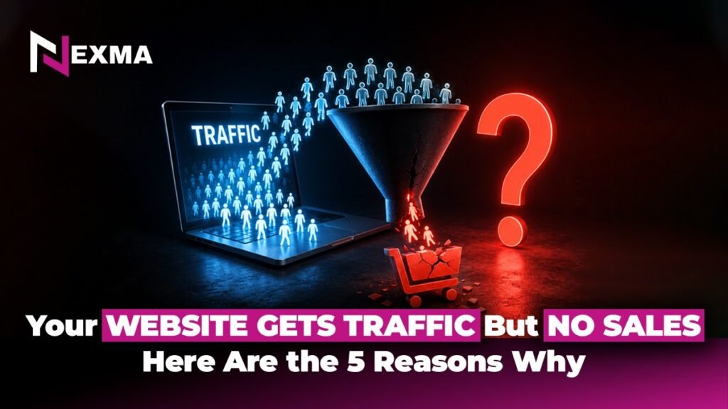 Your Website Gets Traffic But No Sales  Here Are the 5 Reasons Why